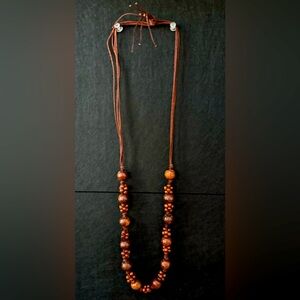 Wooden necklace